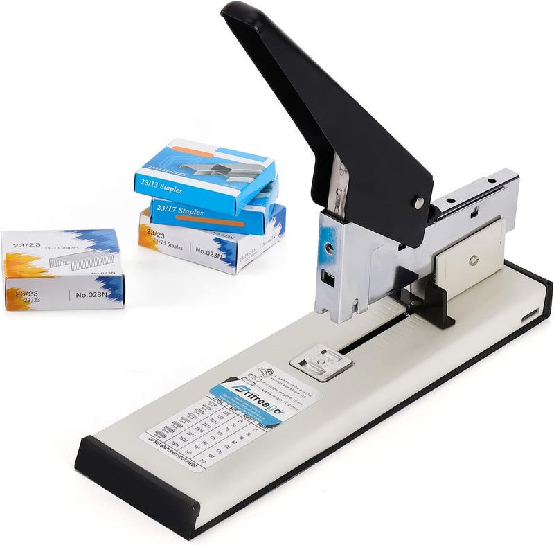 Frifreego Heavy Duty Stapler - Effortless 240-Sheet Office Stapler with Adjustable Paper Guide, Super Capacity with 4000 Staples - Image 1